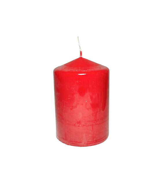 ŚWIECA WALEC CZERWONA 70x100 (_/6/1)