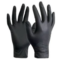 MASTERGLOVE rękawiczki nitrylowe M CZARNE (_/10/100)