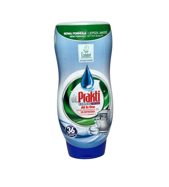 dr.Prakti żel do zmywarek 720ml (72/12/1)