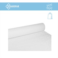 OBRUS PAPIEROWY W ROLCE 1,2x100M WYTŁOCZENIE DAMASZKOWE BIAŁY (_/3/1)