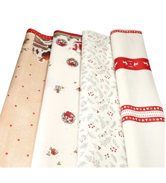 OBRUS PAPIEROWY W ROLCE 1,2 x 3m LAKIEROWANY ŚWIĄTECZNY MIX (_32/1)