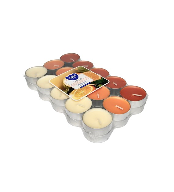 BISPOL świeca zapachowa podgrzewacz  Pomarańcza   (_/6/30)