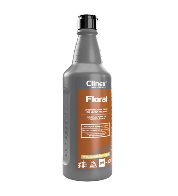 CLINEX FLORAL Uniwersalny płyn do mycia podłóg Mydło Marsylskie 1L (76/6/1)