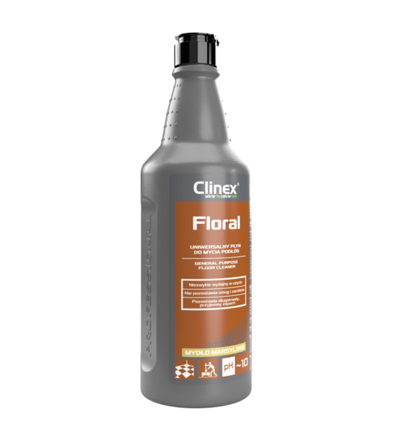 CLINEX FLORAL Uniwersalny płyn do mycia podłóg Mydło Marsylskie 1L (76/6/1)