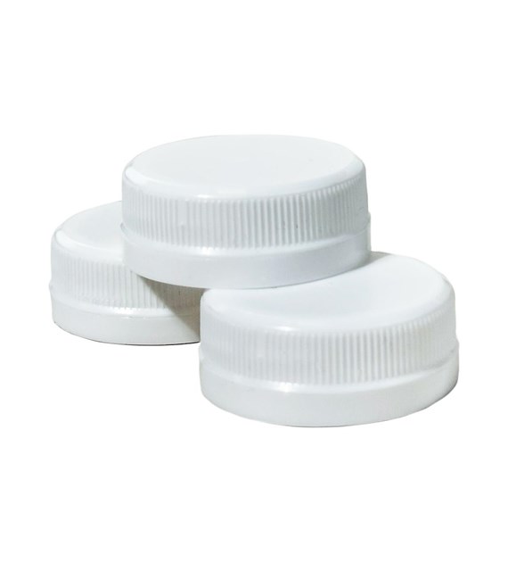 NAKRĘTKA  DO BUTELKI PET GWINT 38mm BIAŁA PRZYTWIERDZANA LUZEM (_/1/3000)