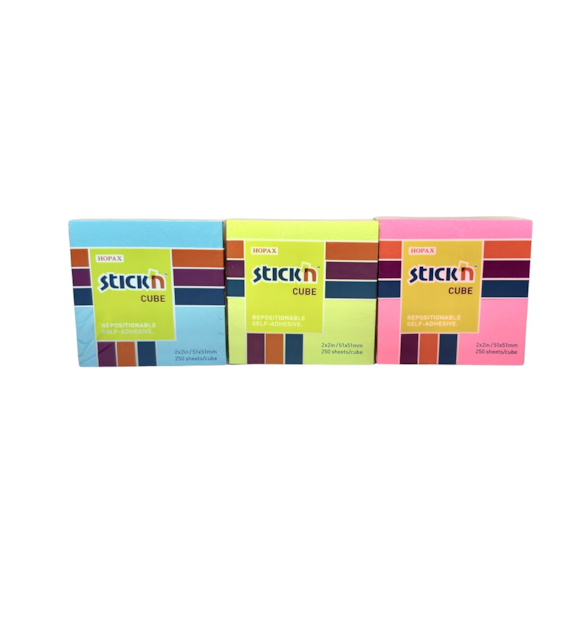 KARTECZKI SAMOPRZYLEPNE 51x51 (250szt)
