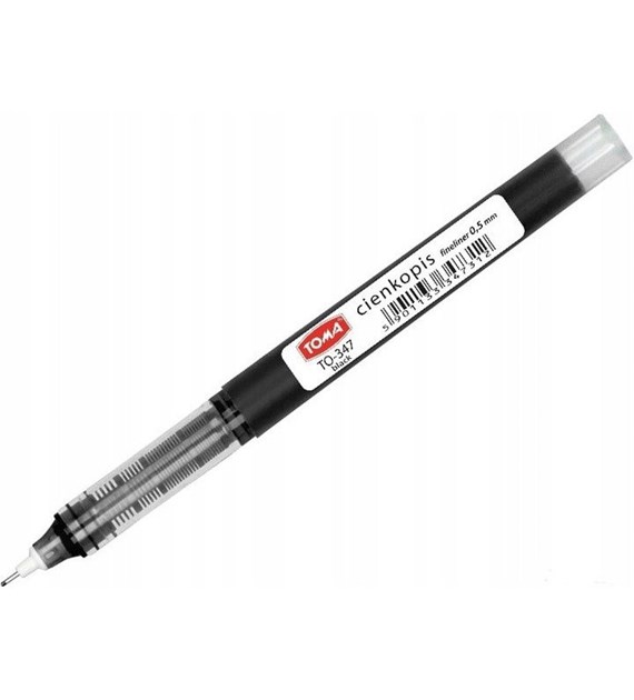 TOMA Długopis cienkopis czarny (_/10/1)