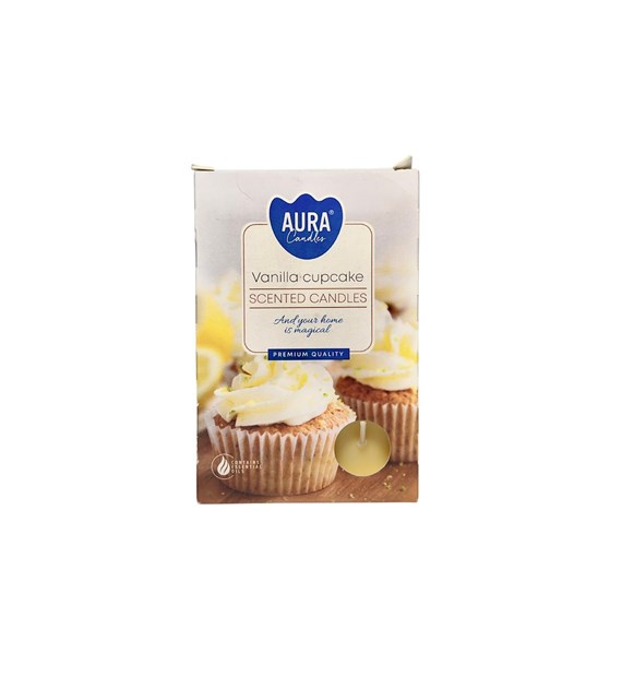 BISPOL Świeca podgrzewacz ''ciasteczko waniliowe'' (_/12/6)