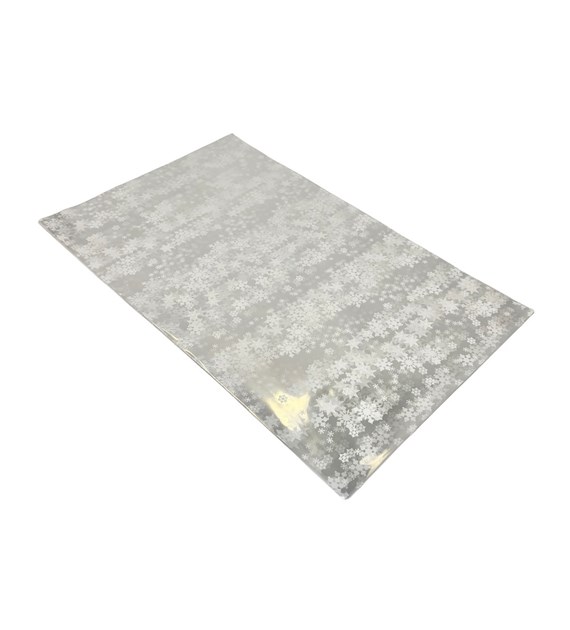 TOREBKI PP ŚWIĄTECZNE 25x40cm białe śnieżynki (100szt)