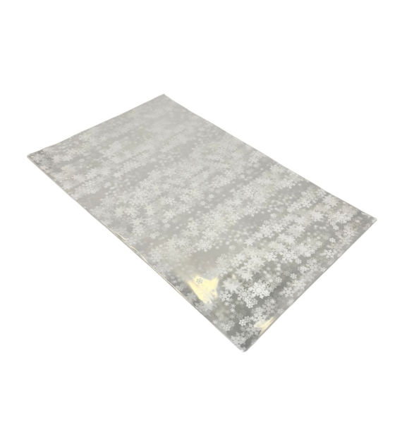 TOREBKI PP ŚWIĄTECZNE 25x40cm białe śnieżynki (100szt)