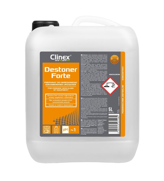 CLINEX DESTONER FORTE Odkamieniacz do urządzeń 5L (96/1/1)
