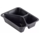 Pojemnik MAPCOR 227x178x40 trójdzielny CZARNY (42/4/80)