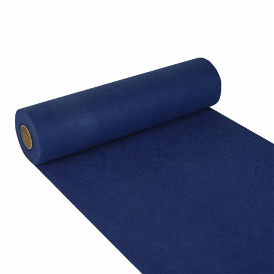 BIEŻNIK W ROLCE 24m/40cm SOFT SELECTION Z WŁÓKNINY CIEMNY NIEBIESKI (0/4/1)