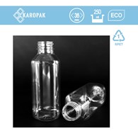BUTELKA DO SOKU PET 250ml KWADRATOWA (16/1/200)