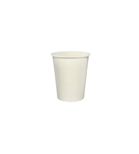 (EKO) kubek papierowy biały 180ml (30/30/70)