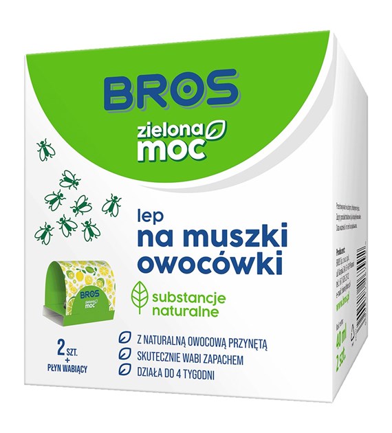 BROS Zielona Moc lep na muszki owocówki (_/12/2)