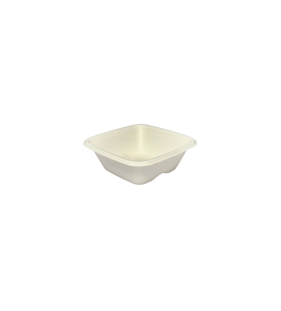 FINGERFOOD kubek kwadratowy z trzciny cukrowej PIRAMIDA 80ml (44/24/50)