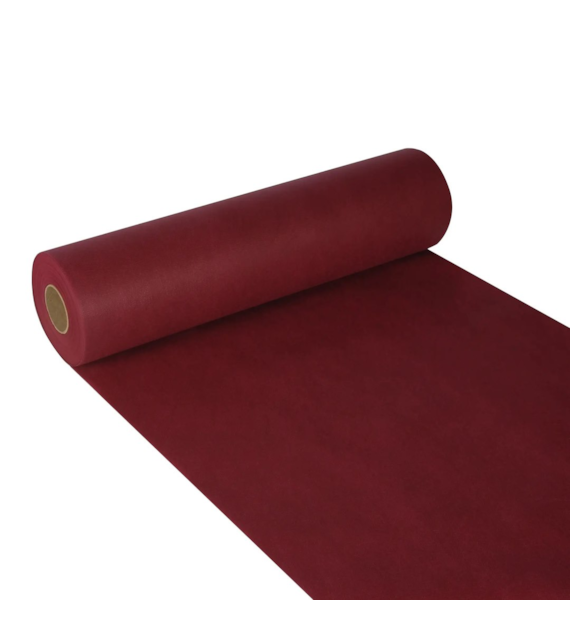 BIEŻNIK W ROLCE 24m/40cm SOFT SELECTION Z WŁÓKNINY BORDO (_/4/1)