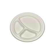 Enjoy Be Eco talerz z trzciny cukrowej trójdzielny 26cm (36/10/50)