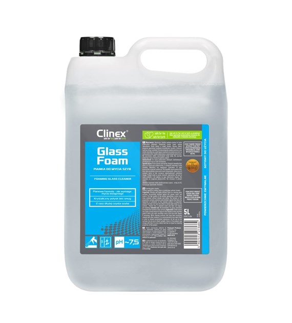 CLINEX GLASS FOAM Pianka do mycia szyb 5L (114/1/1)