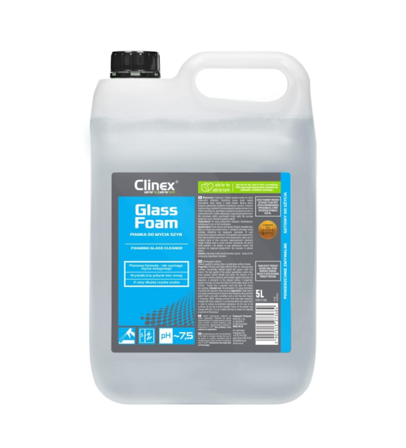 CLINEX GLASS FOAM Pianka do mycia szyb 5L (114/1/1)