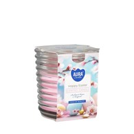 BISPOL świeca zapachowa w szkle prążkowanym  Wielkanoc 