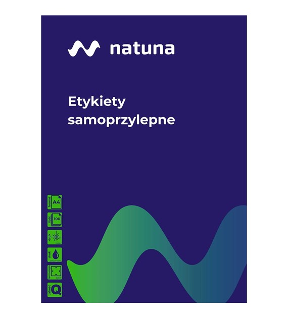 NATUNA ETYKIETA SAMOP. 210x148, 100 arkuszy