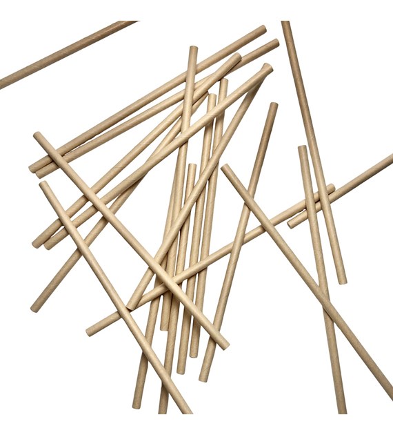 Love Nature słomka papierowa KRAFT fi6mm 19,7cm (_/250/20)