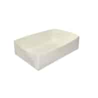 Pudełko do ciast BIAŁE składane 20,5x13,3x5,5 (100szt)