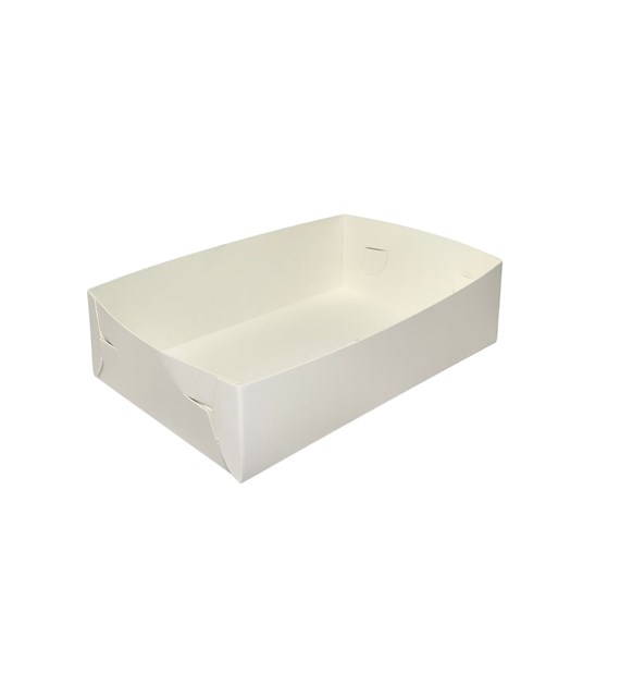 Pudełko do ciast BIAŁE 20,5x13,3x5,5 (100szt)