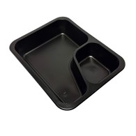 (REUSE) POJEMNIK DO ZGRZEWU DWUDZIELNY COLT B-227x178x40 CZARNY (32(40)/10/50)