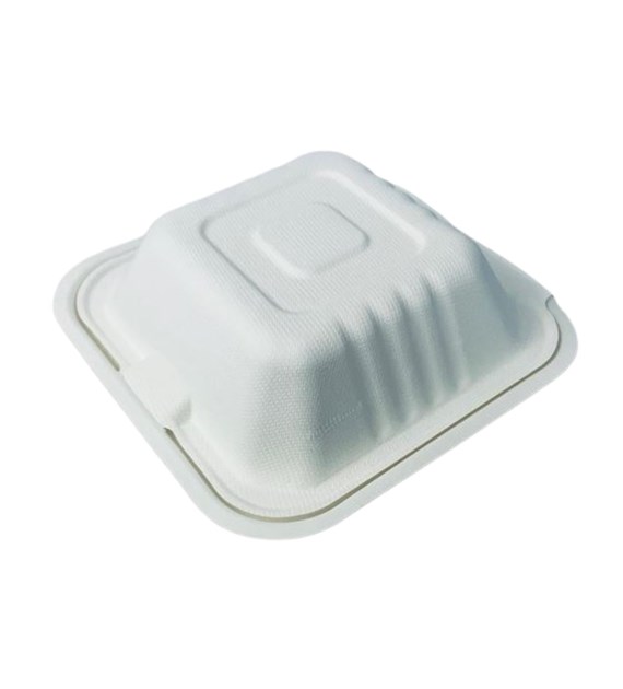 (EKO) Enjoy Be Eco menubox z trzciny cukrowej HAMBURGER 153x153x43/77 (36/10/50)