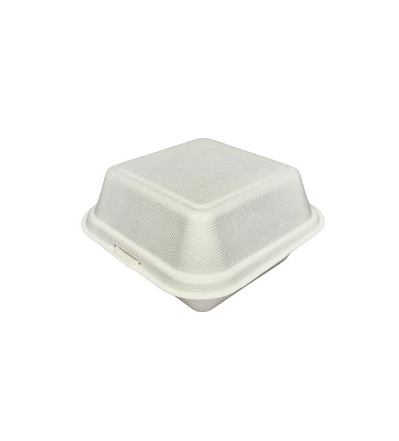 (EKO) Enjoy Be Eco menubox z trzciny cukrowej HAMBURGER 153x153x43/77 (36/10/50)