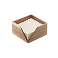 Akacja - dyspenser do serwetek 33x33 1/4 18,6x18,6x10cm