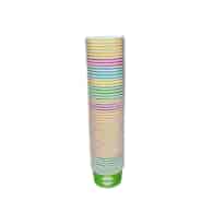 (EKO) Love Nature miseczka papierowa 160ml MIX KOLORÓW (30/16/50)