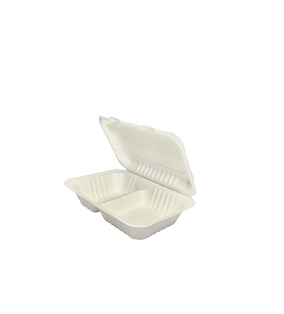 (EKO) Enjoy Be Eco menubox z trzciny cukrowej półobiad dwudzielny 230x156 (36/2/125)