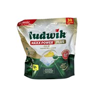 LUDWIK MAXX POWER PLUS kapsułki do zmywarki LEMON 30 szt. Doypack (_/5/1)