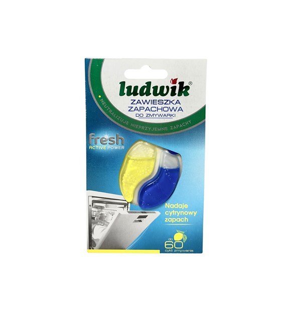 LUDWIK Zawieszka zapachowa do zmywarki 60 myć 6,6ml (_/10/1)
