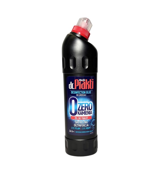 DR. PRAKTI Żel do toalet WC ZERO KAMIENIA BLUE 750ml (_8/1)