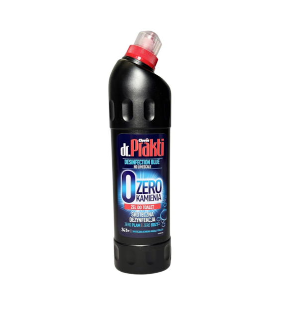 DR. PRAKTI Żel do toalet WC ZERO KAMIENIA BLUE 750ml (_8/1)