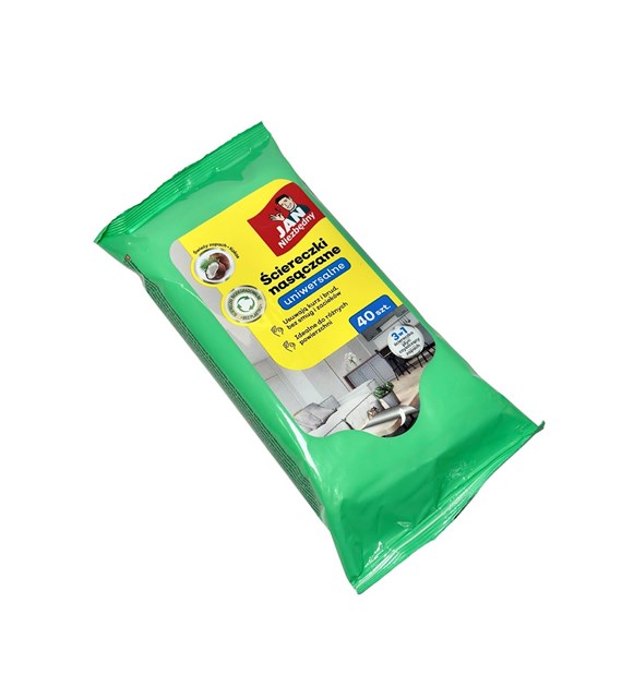 JAN NIEZBĘDNY Ściereczki nasączone uniwersalne 40szt (56/32/1)