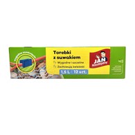 JAN NIEZBĘDNY Torebki z suwakiem 1,5L 12szt (70/24/1)