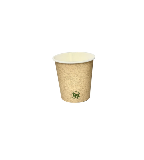 (EKO) Love Nature kubek papierowy KRAFT 100ml (_/20/50)