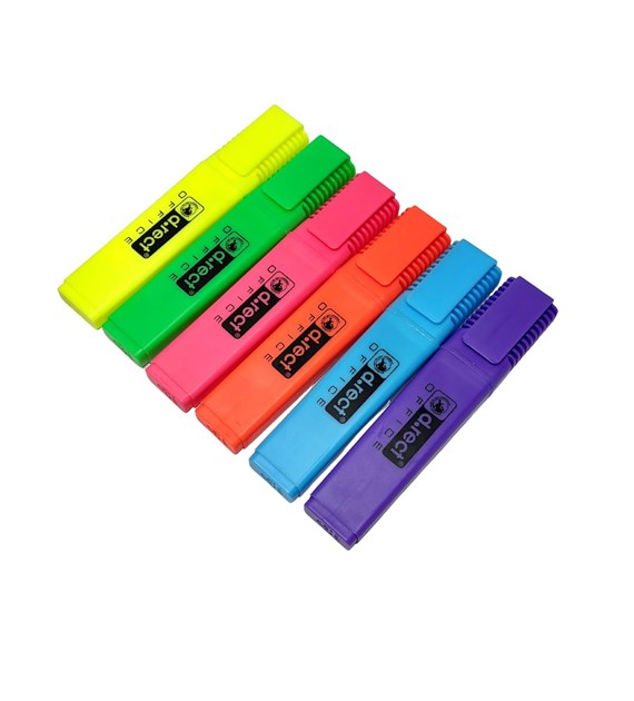 d.rect ZAKREŚLACZE MIX KOLOR (6szt)