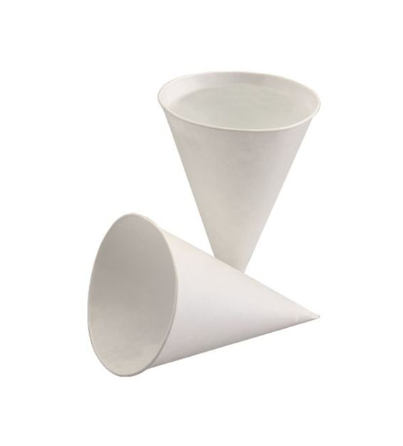 Kubki rożki papierowe białe 120ml (300/25/200)