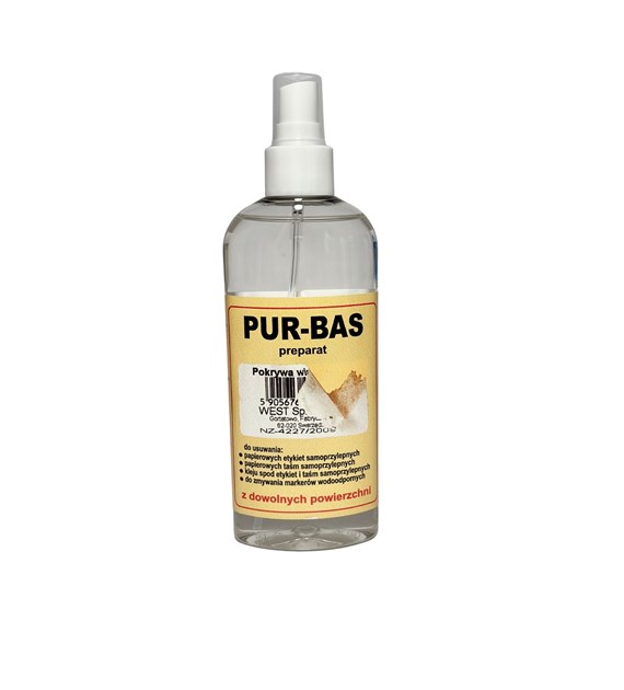 PUR-BAS płyn do usuwania naklejek 200ml