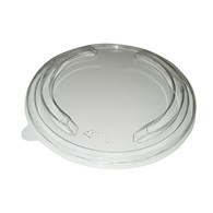 Przykrywka rPET do miski papierowej  850, 1100, 1300ml fi185mm (28/6/50)