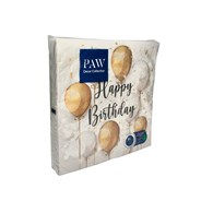 PAW Serwetka 3W 33x33 Nadruk HAPPY BIRRTHDAY (180/12/200)