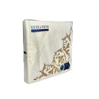 PAW Serwetka 3W 33x33 Nadruk ORNAMENT ZŁOTY (180/12/20)