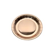 PP Talerze papierowe 23cm ZŁOTY RÓŻ (6szt)